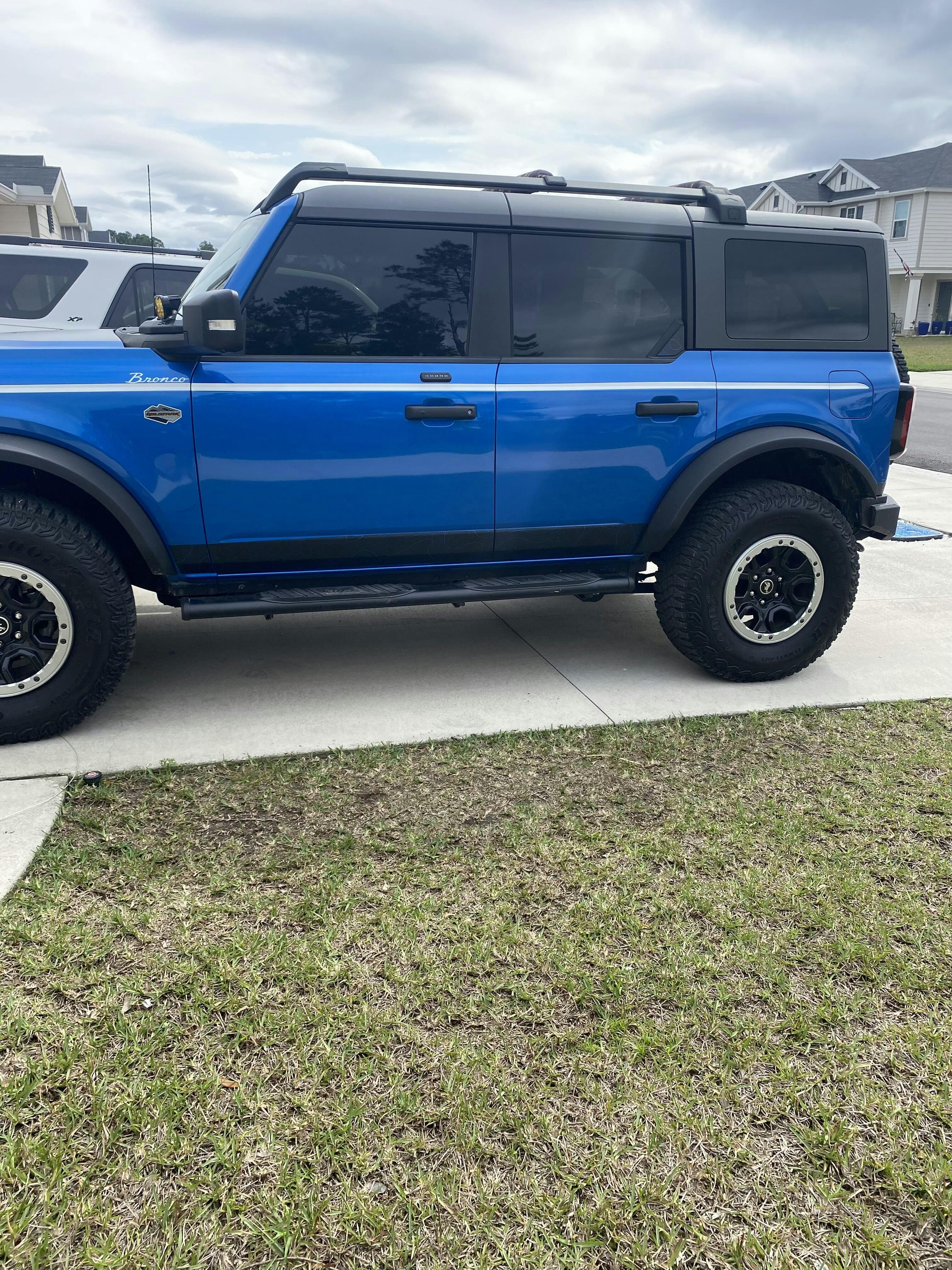 Topo Lower Door Protection - 2021+ Bronco StickerFab