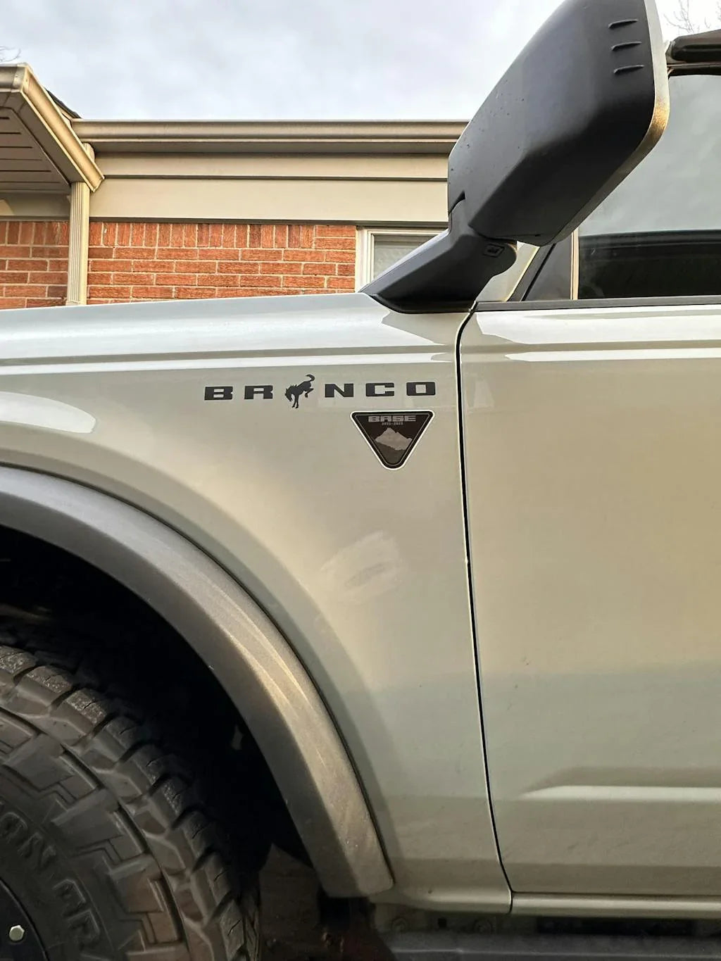 Base Fender Decal (RIP 2021-2023) - 2021-2023 Bronco Base StickerFab