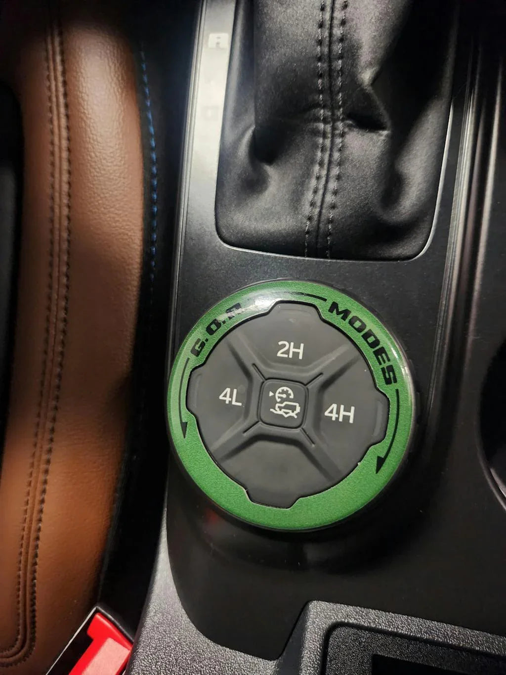 GOAT Mode Dial Ring Overlay V2 - 2021+ Bronco StickerFab