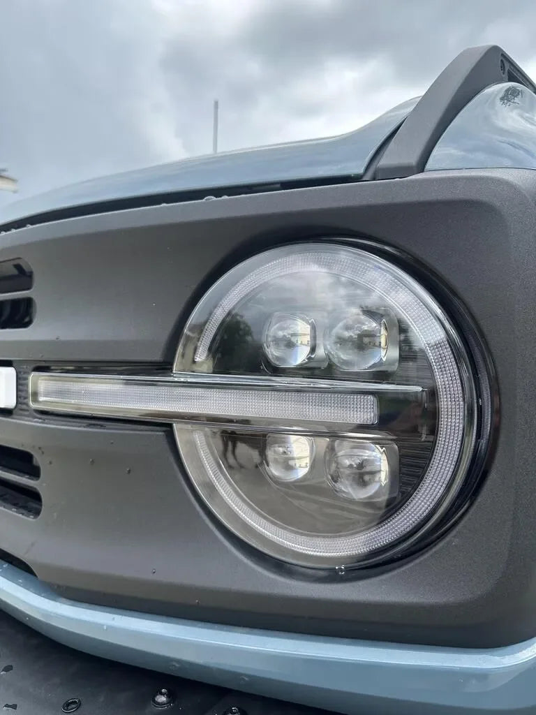 eXpert Signature Headlight Paint Protection Film (Clear PPF) - *2021+ Bronco StickerFab
