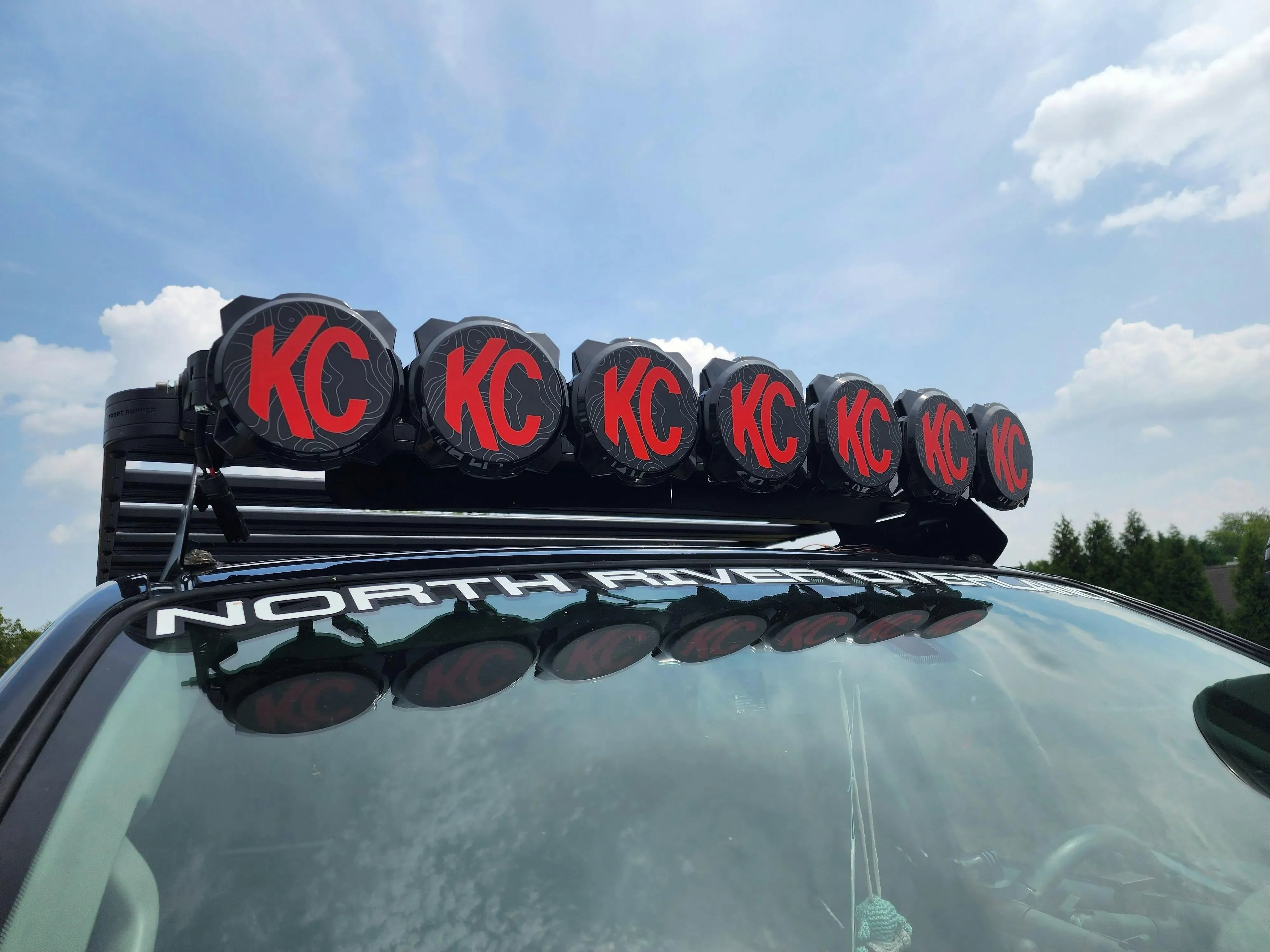 KC HiLITES Pro6 / Titan Gravity Light Cover Topo Overlays (Pair) - Universal StickerFab