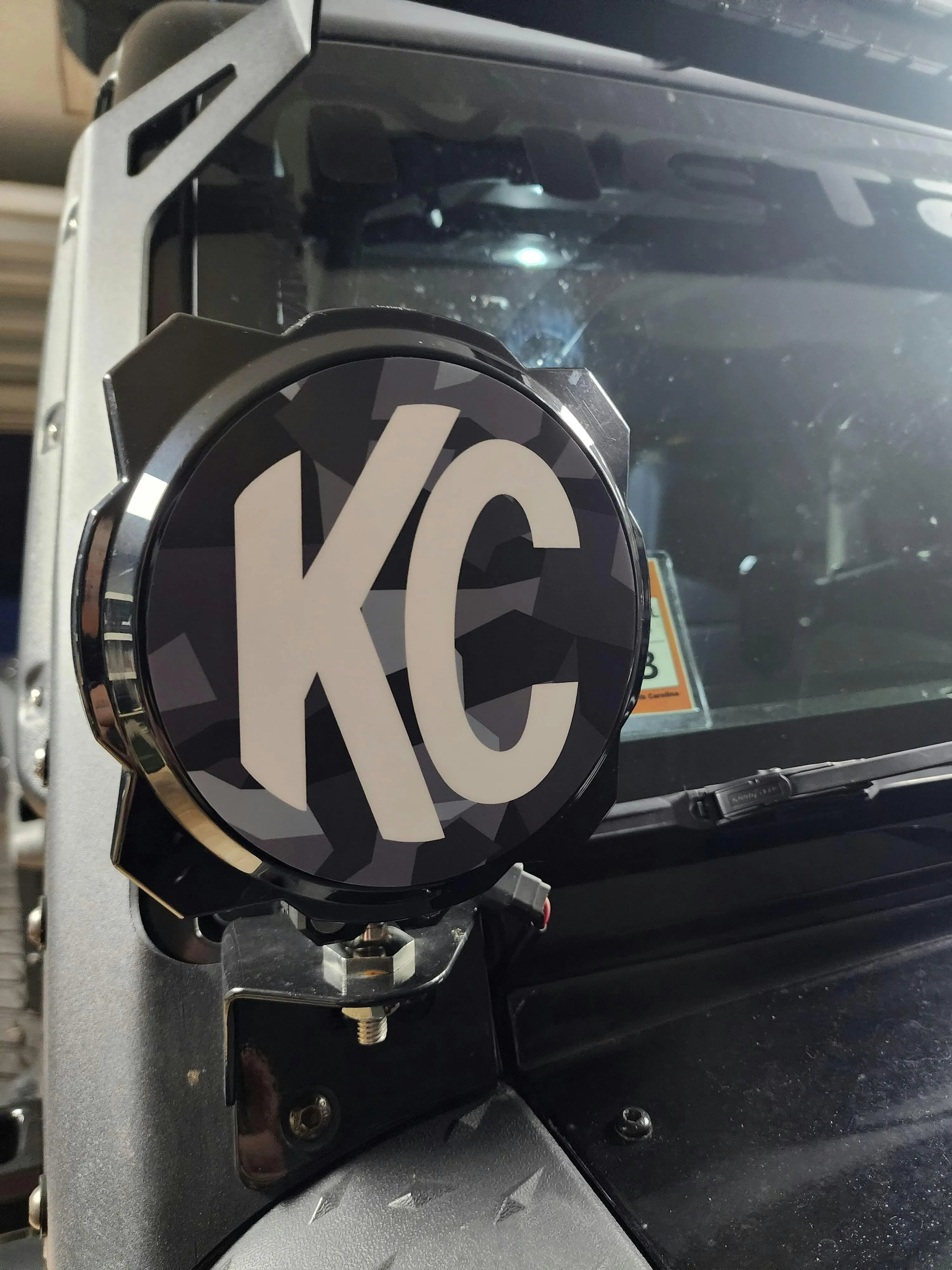 KC HiLITES Pro6 / Titan Gravity Light Cover Overlays - Universal StickerFab