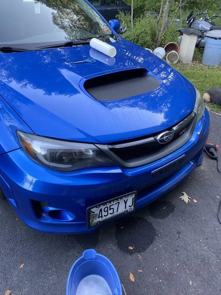 3D Carbon Hood Scoop Overlay fits 2008-2014 WRX / STI StickerFab
