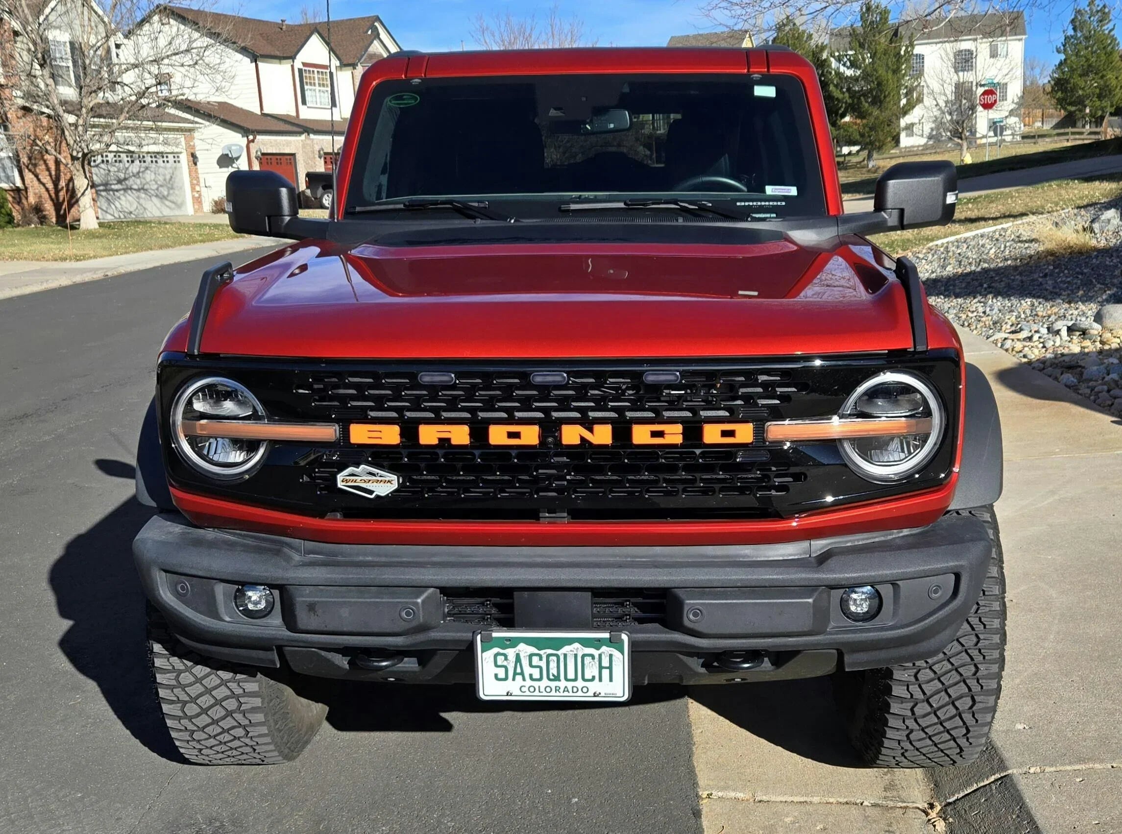 Printed Series  Signature DRL Bar Overlays - 2021+ Bronco (Signature Headlights) StickerFab