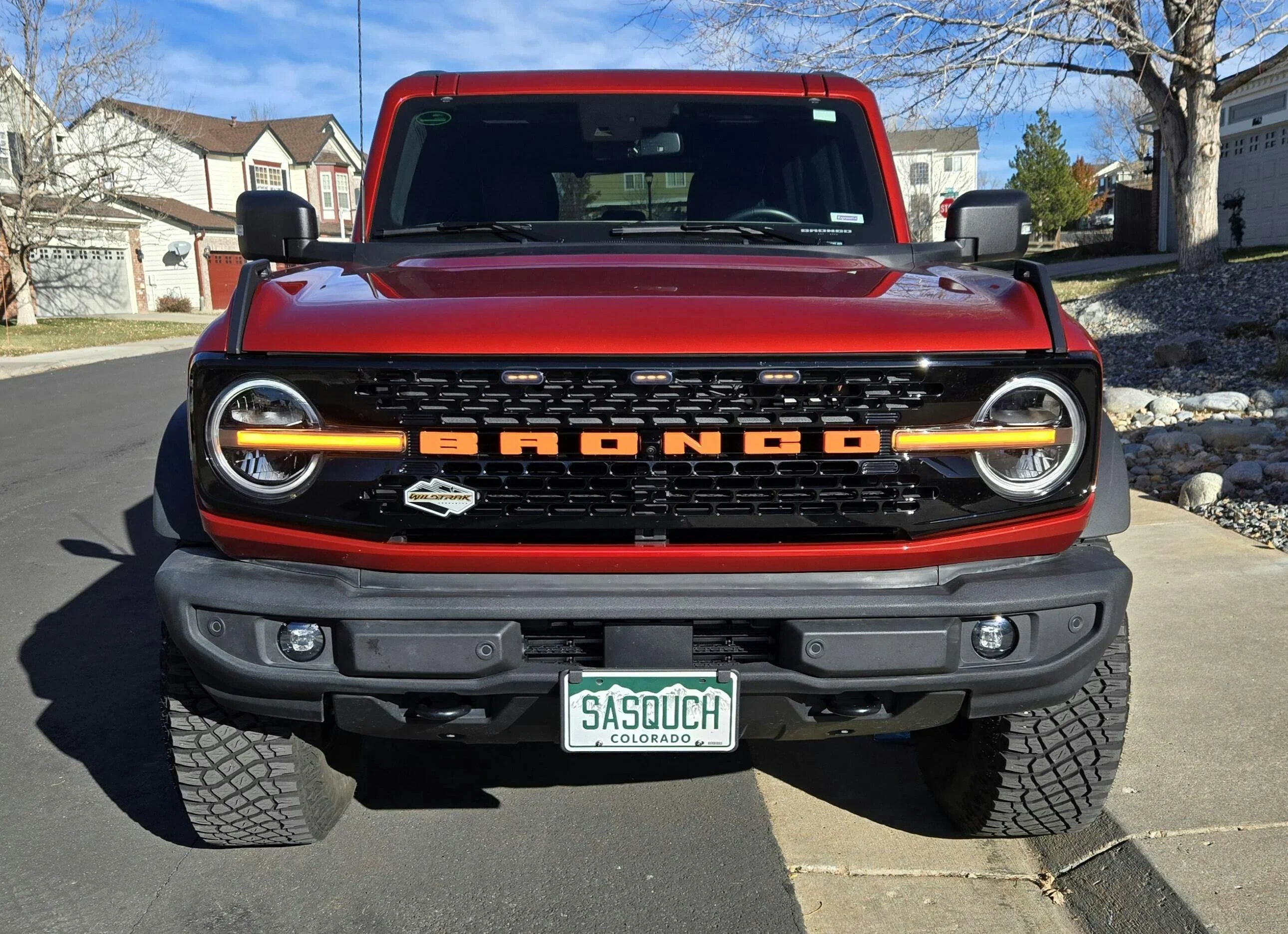 Printed Series  Signature DRL Bar Overlays - 2021+ Bronco (Signature Headlights) StickerFab