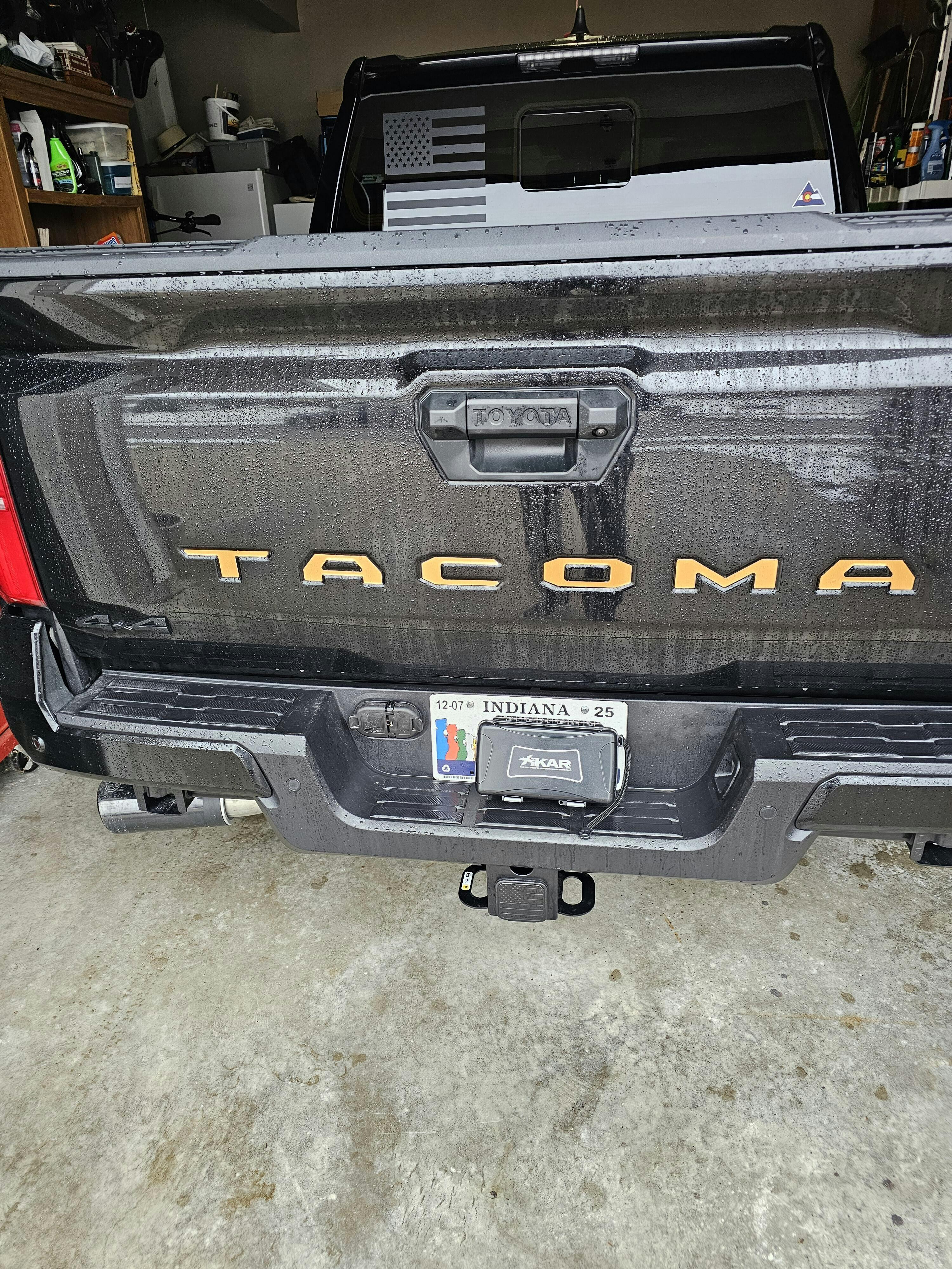 TACOMA Tailgate Inlay Letters - 2024+ Tacoma StickerFab