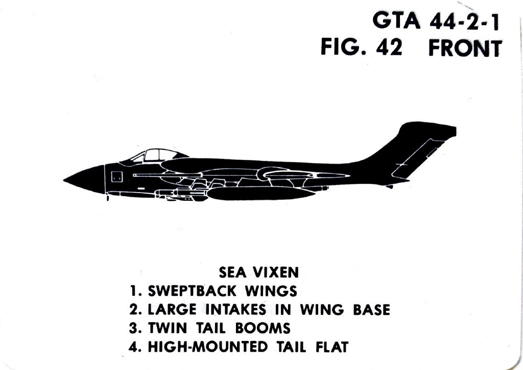 Vintage Aircraft Recognition Card Deck Americana Pipedream Apparel