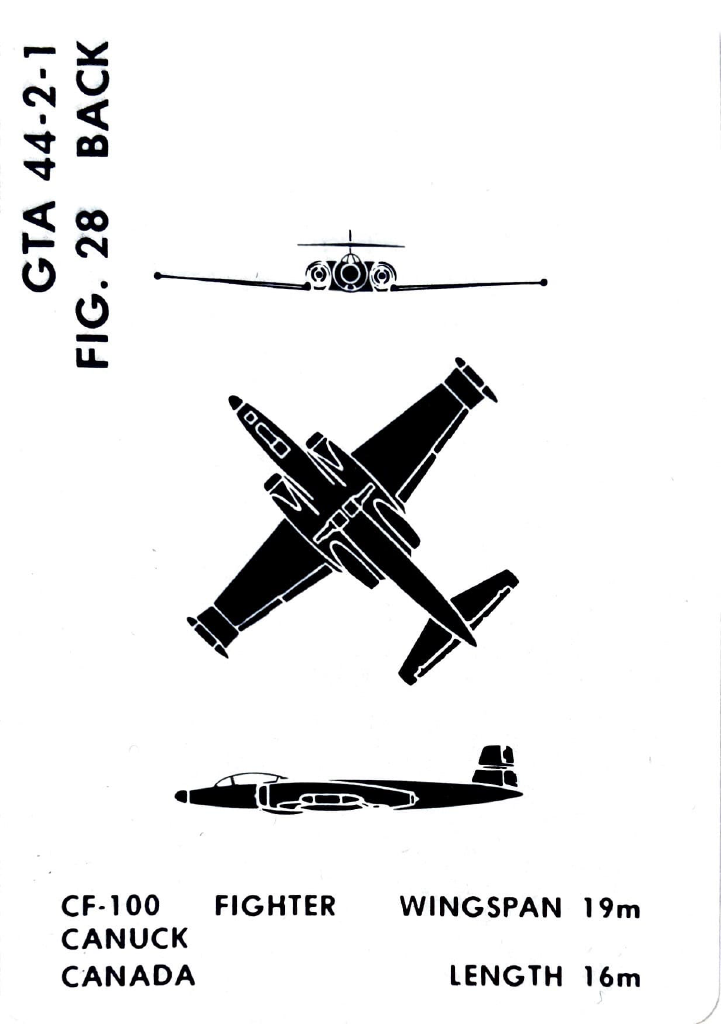 Vintage Aircraft Recognition Card Deck Americana Pipedream Apparel