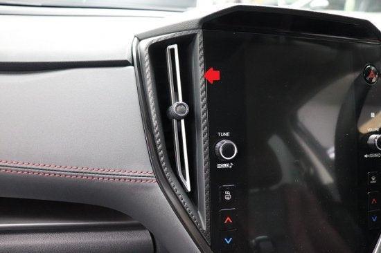 Center AC Vent Outline Overlays fits 2022+ Subaru WRX StickerFab