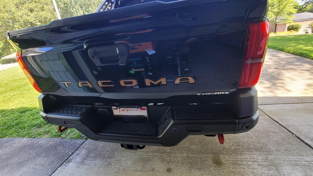 TACOMA Tailgate Inlay Letters - 2024+ Tacoma StickerFab