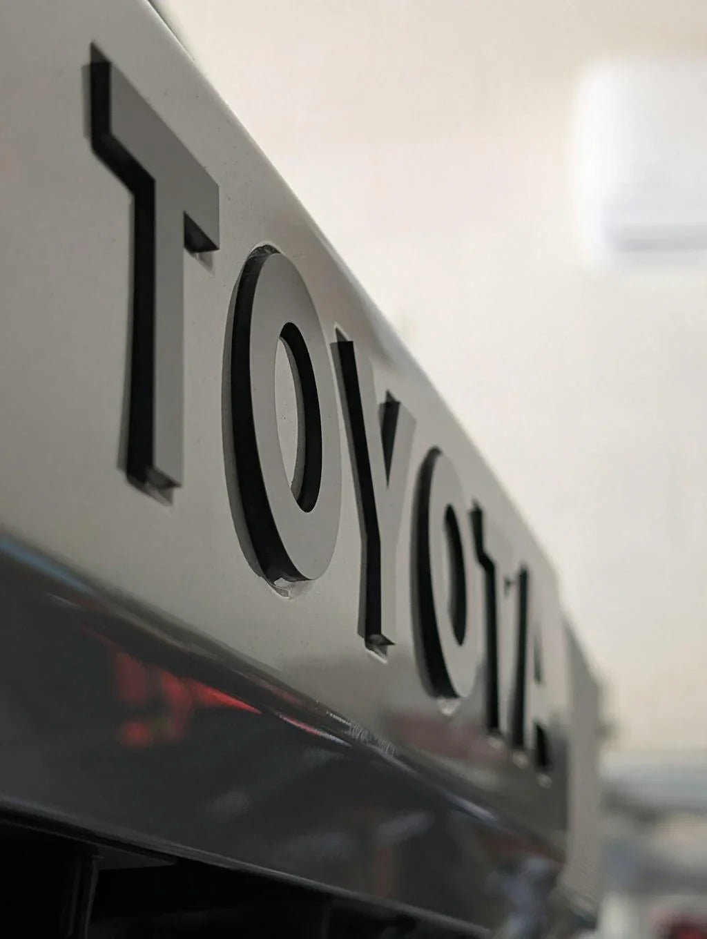 TOYOTA Rear Hatch Liftgate Acrylic Emblem Inlays - 2025+ 4Runner StickerFab
