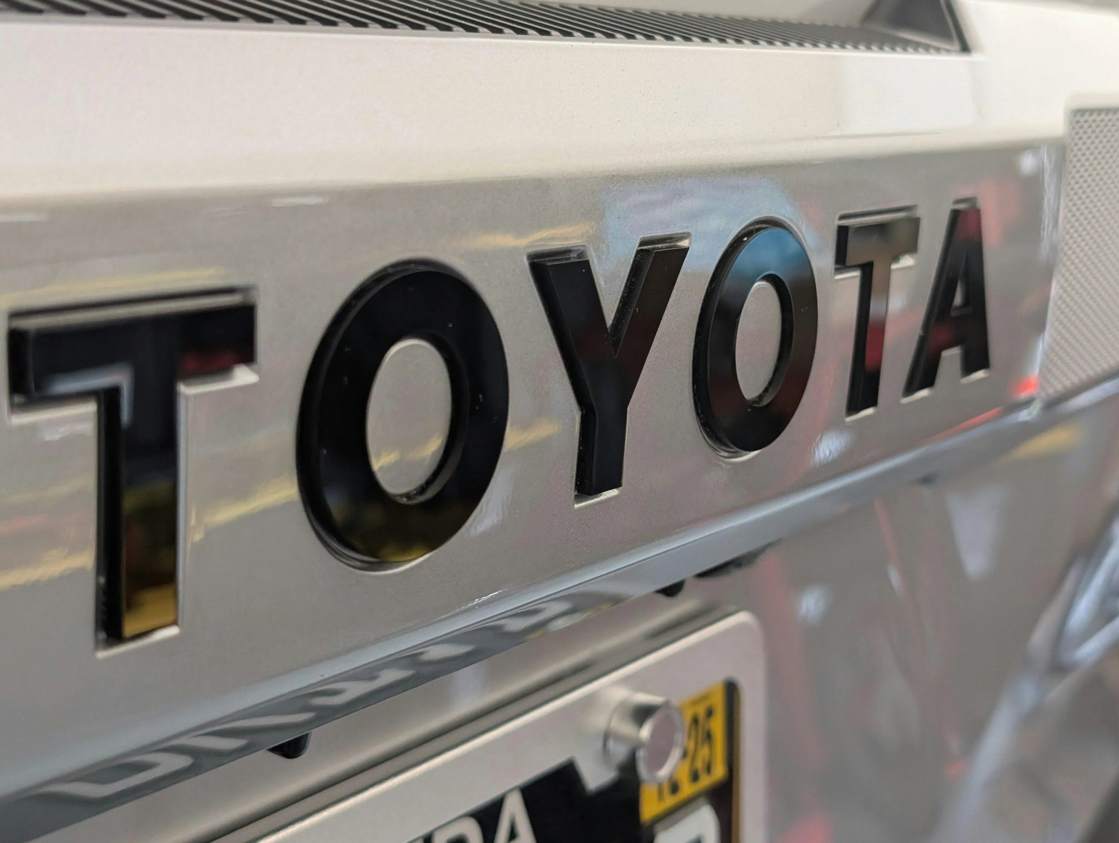 TOYOTA Rear Hatch Liftgate Acrylic Emblem Inlays - 2025+ 4Runner StickerFab