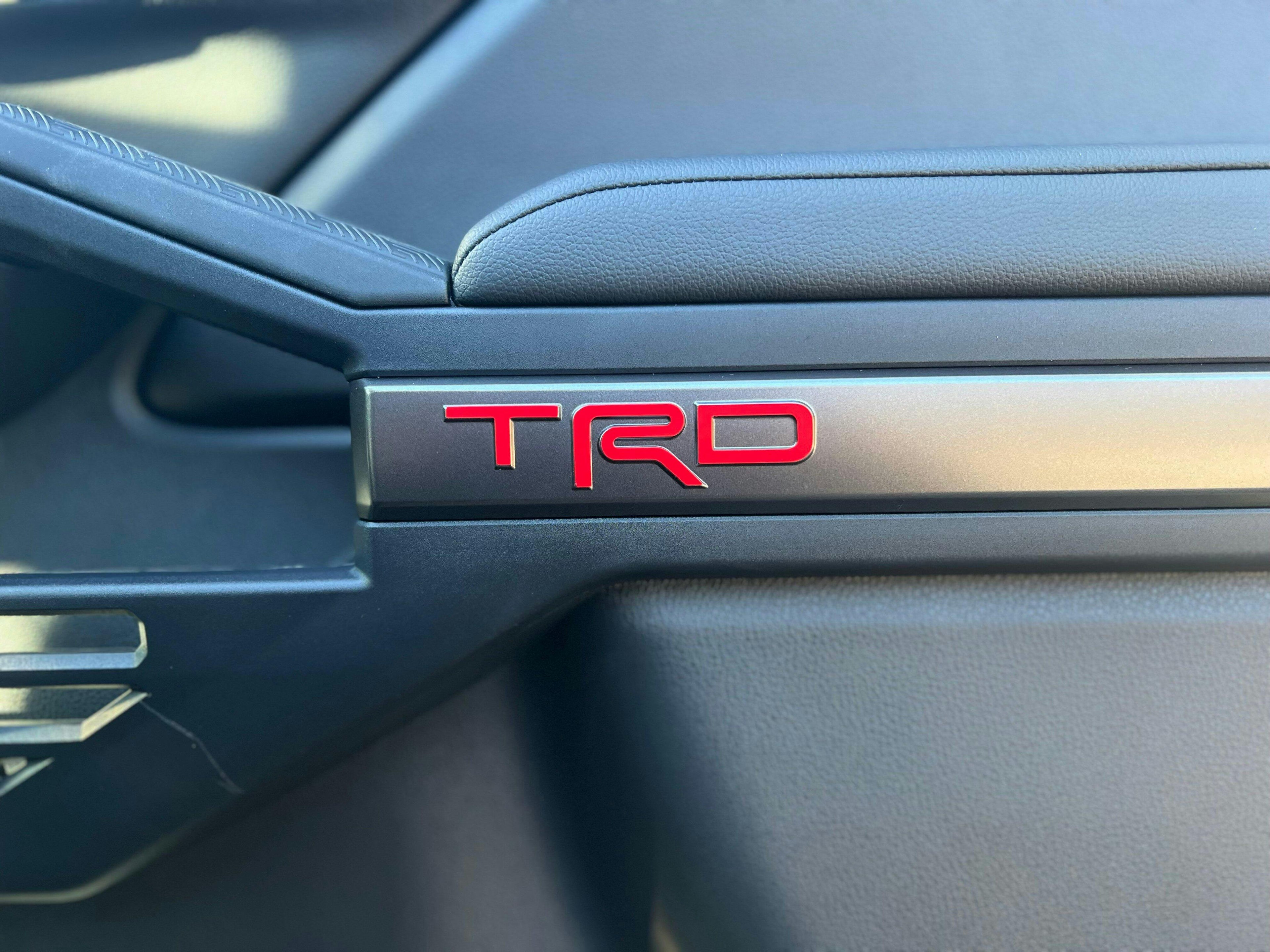 "TRD" Door Line Overlays - 2025+ 4Runner StickerFab