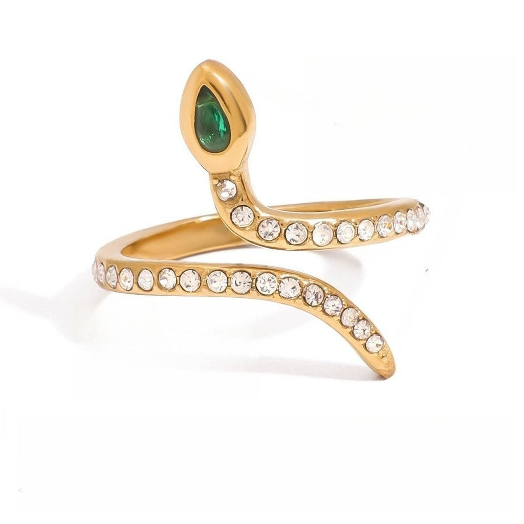 Light luxury snake ring Vera Lux