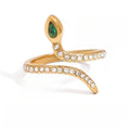 Light luxury snake ring Vera Lux