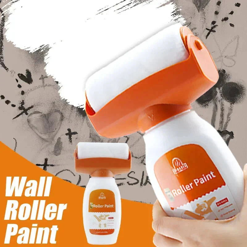 Antibacterial Wall Paint – Strong Repair Latex Paint with Roller Brush for Living Room & Kitchen My Store