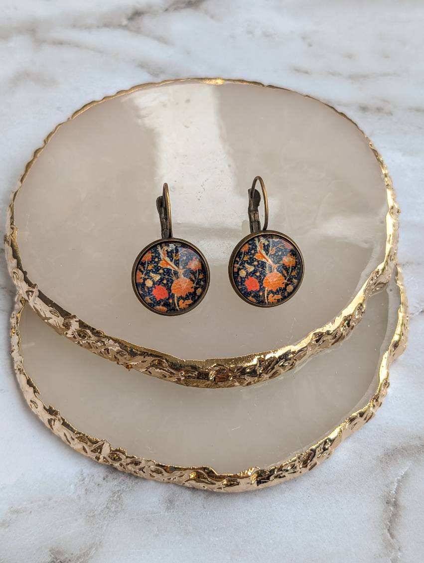 Beautiful Vintage Fall Earrings Rooted Home Goods
