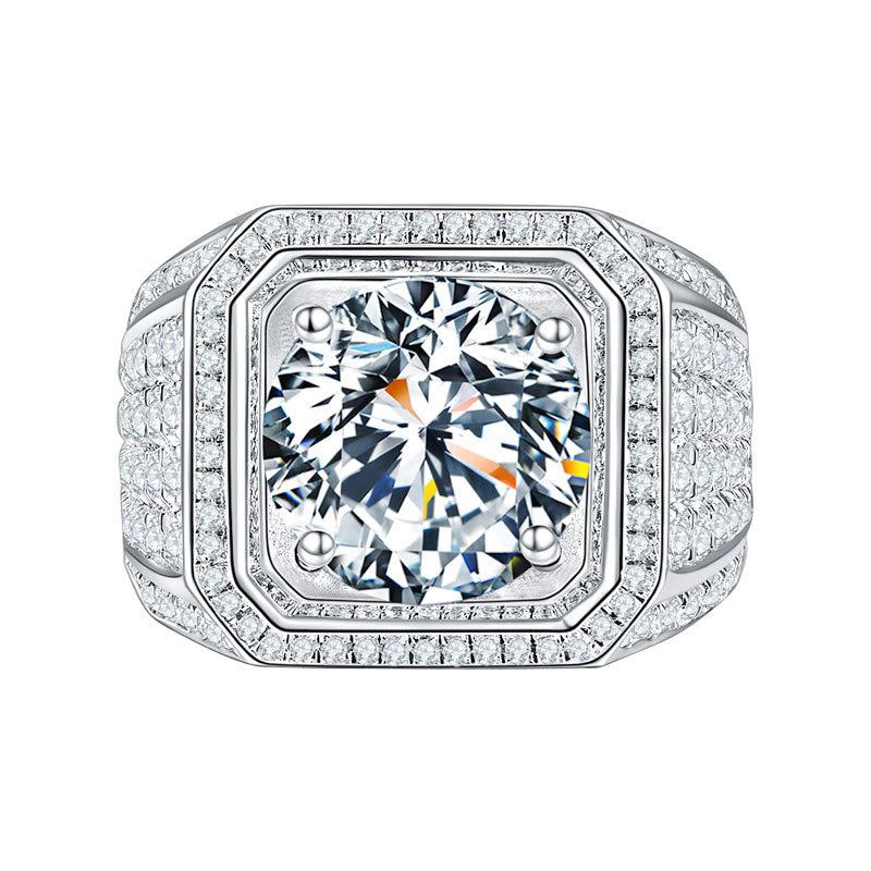 Fashion Ring, New Style Bold Men's Diamond Ring, Micro Pave Full Diamond Ring Vera Lux