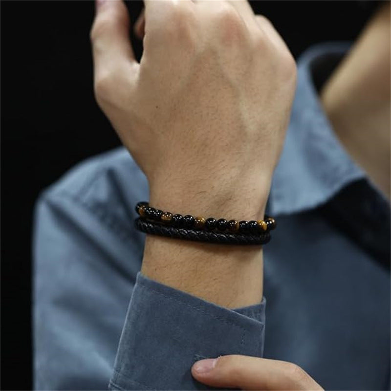 Stainless Steel Multi-layer Bracelet With A Card Vera Lux