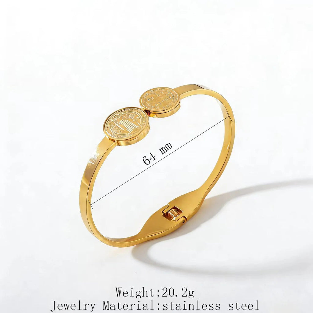 Stainless Steel Religious Priest Spring Bracelet Vera Lux
