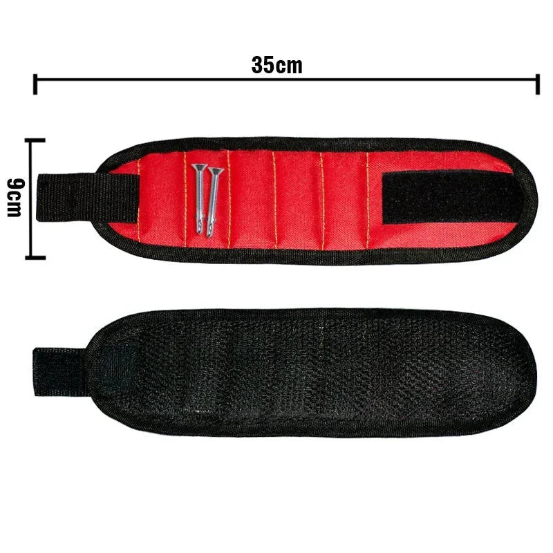 Strong Magnetic Wristband – Portable Tool Bag for Holding Screws, Nails, Nuts, Bolts, and Drill Bits My Store