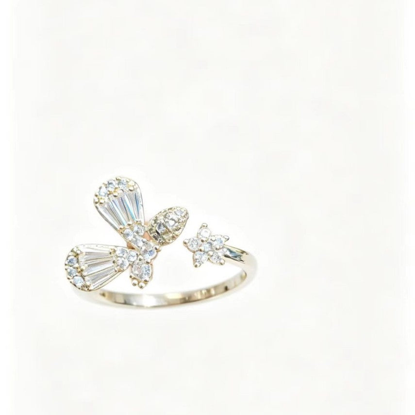 Fashionable Instagram-style Zircon Ring For Women Vera Lux
