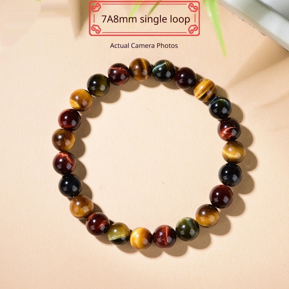 Natural Tiger Eye Stone Bracelet Vera Lux
