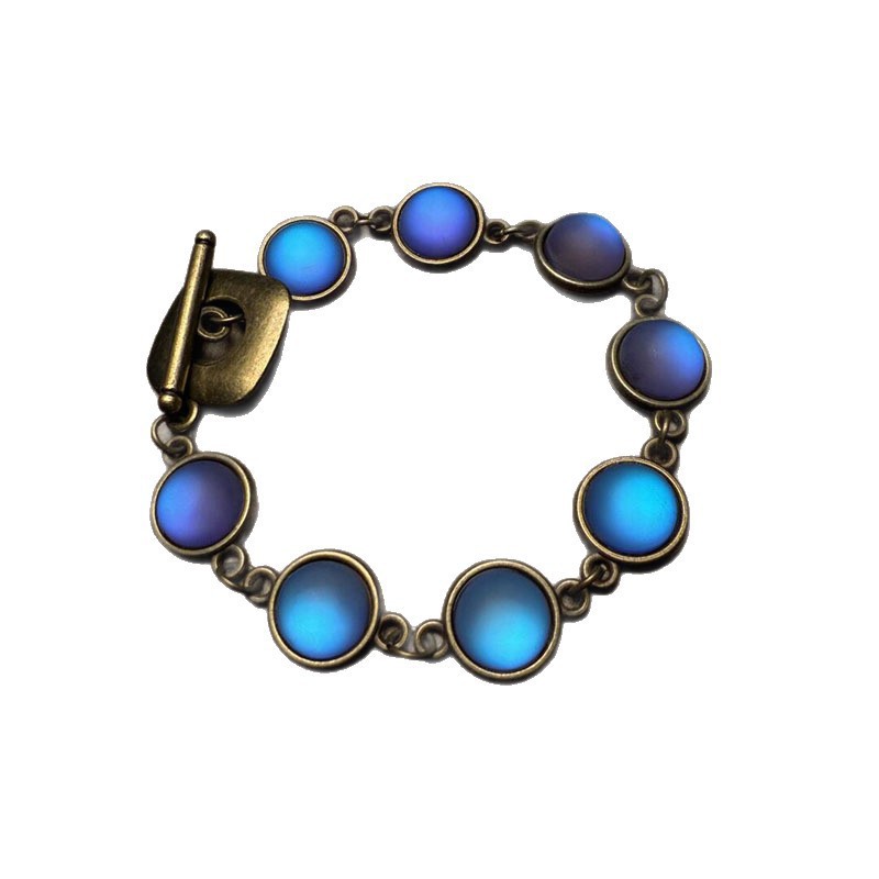 New European & American Vintage Blue Heavy-Duty Bracelet, Unique High-End Design, Elegant Stylish Versatile Women Jewelry Vera Lux