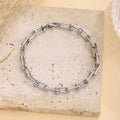 18k gold U-shaped horseshoe clasp bracelet necklace Vera Lux