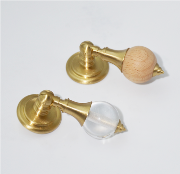 Pendant cabinet door handle-crystal ball-1 piece Vera Lux