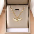 Instagram-style Light-luxury High-end Heart-shaped Angel Wings Necklace Vera Lux