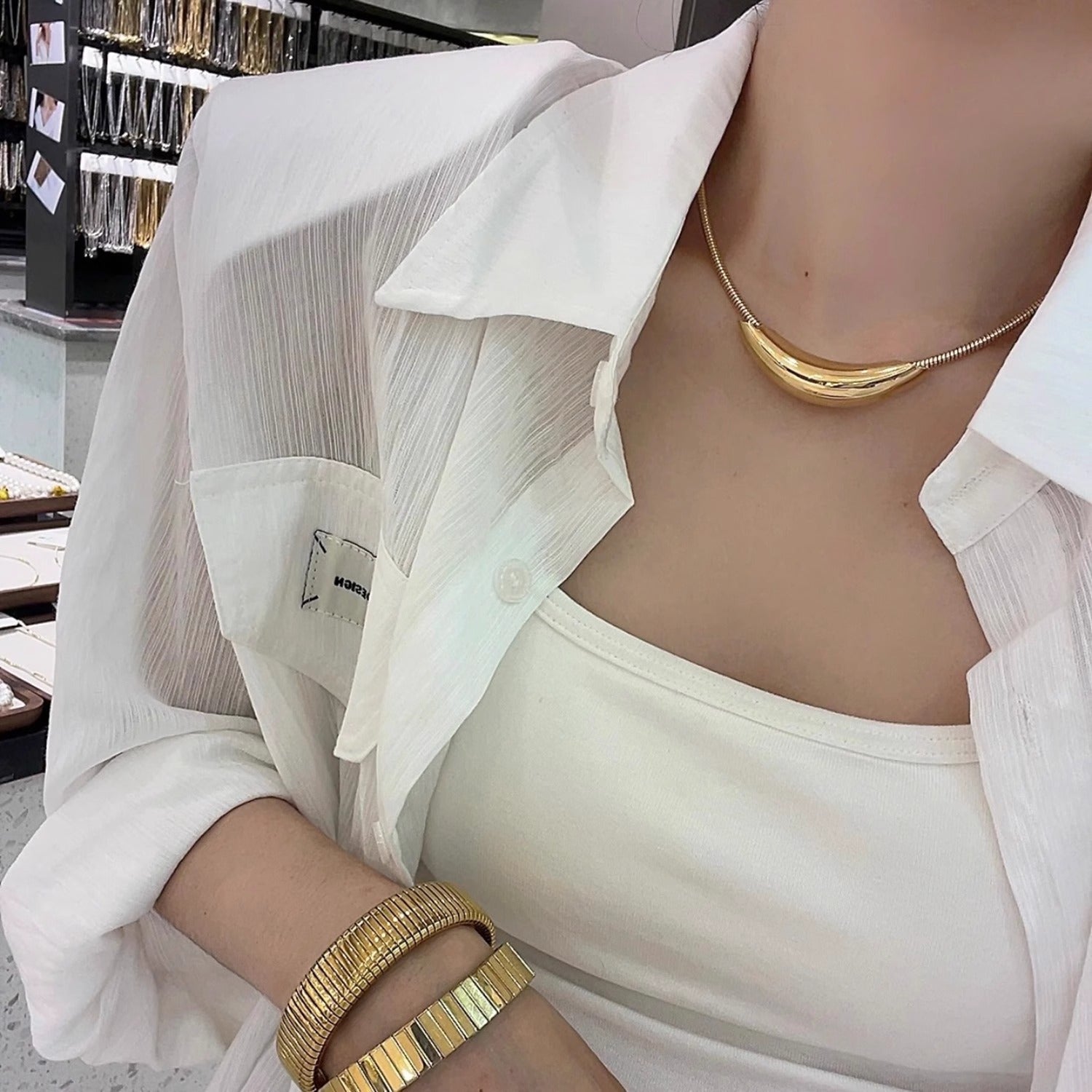 All-titanium Steel Necklace With A Premium Feel Vera Lux