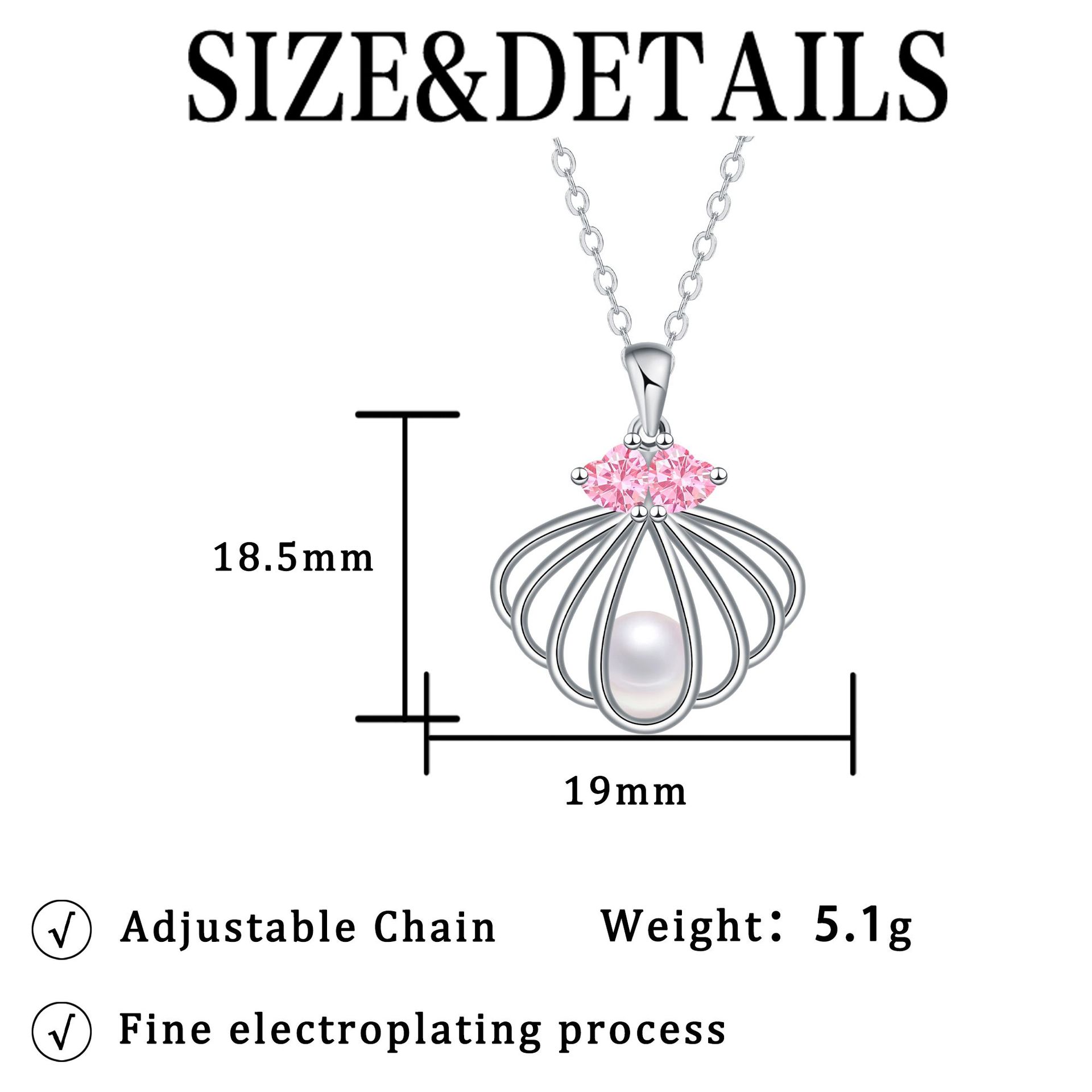 Mermaid Princess Shell Necklace For Women Vera Lux
