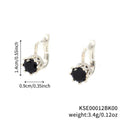 New Round Zircon Earrings For Women Vera Lux