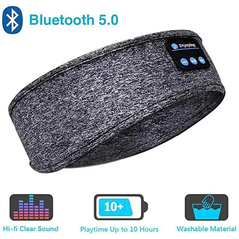 Bluetooth Sleep Headband – Wireless Headphones, Built-In Speakers, Comfortable Fabric, 10-Hour Battery Life Whatever the Treasure