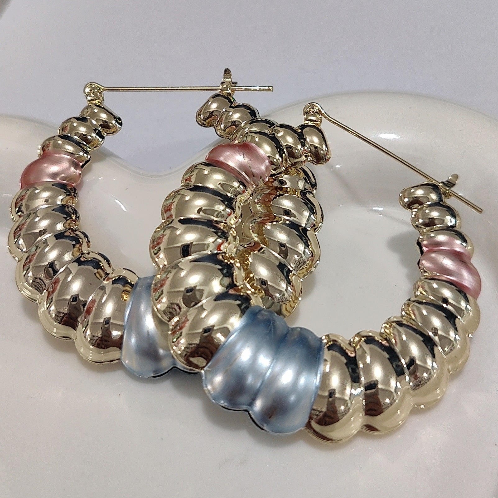 European And American Trendy Womens Copper Earrings Vera Lux