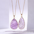 Versatile Minimalist Amethyst Clavicle Chain Distinctive Style Vera Lux