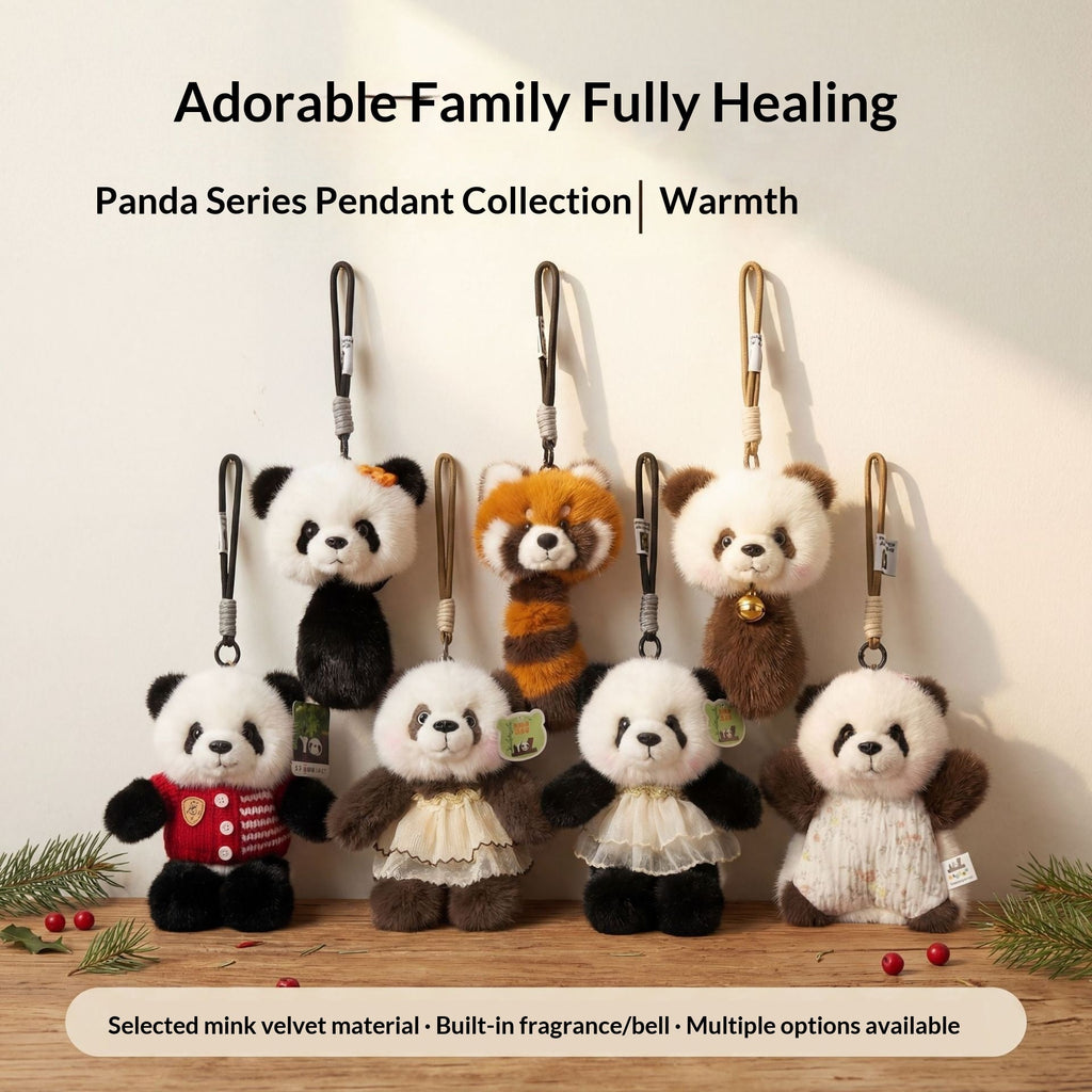Plush Toy Pendant Panda Vera Lux