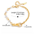 18K gold-plated, lightweight, and luxurious titanium steel bracelet. Vera Lux