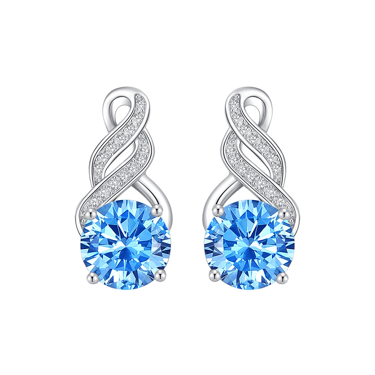 Cross Moissanite Earrings For Women Vera Lux