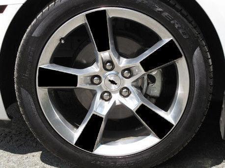 20" Stock Wheel Insert Overlays - 2010-2013 Camaro StickerFab