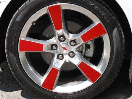 20" Stock Wheel Insert Overlays - 2010-2013 Camaro StickerFab
