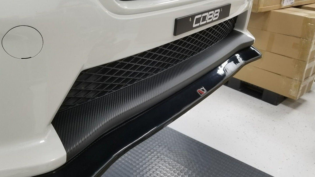 2018 Style Bumper Overlay Upper AND Lower (Carbon Vinyl, Gloss Black, or Matte Black) - 2015-2017 WRX / STI StickerFab
