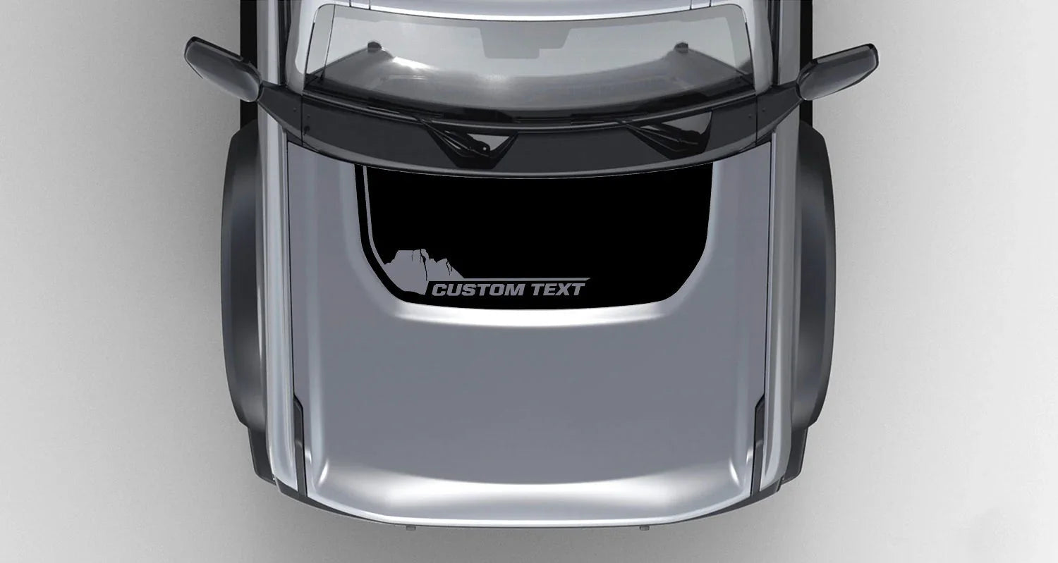 Badlands South Dakota Stealth Hood Overlay (Printed Series) - 2021+ Bronco StickerFab