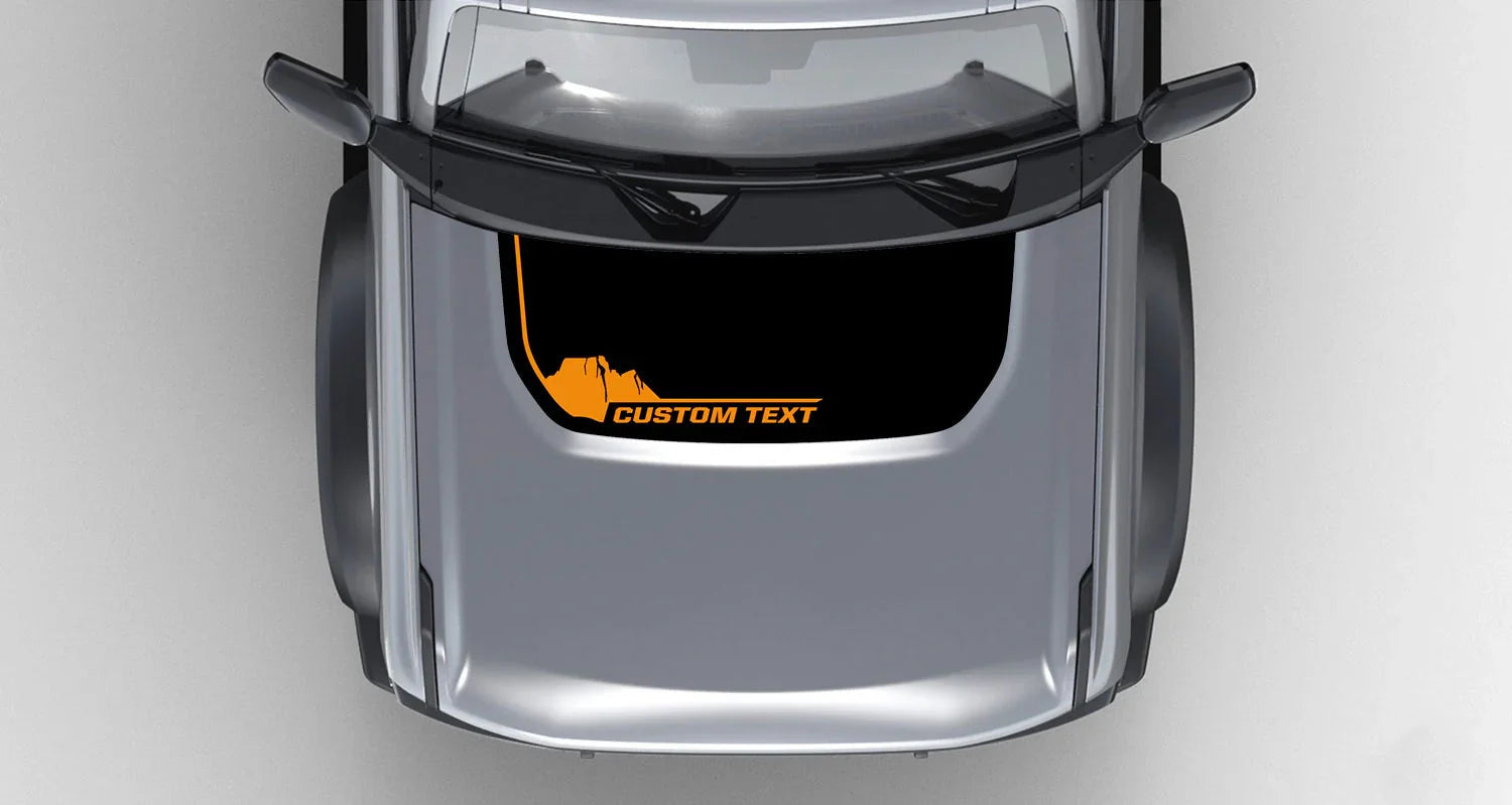 Badlands South Dakota Stealth Hood Overlay (Printed Series) - 2021+ Bronco StickerFab