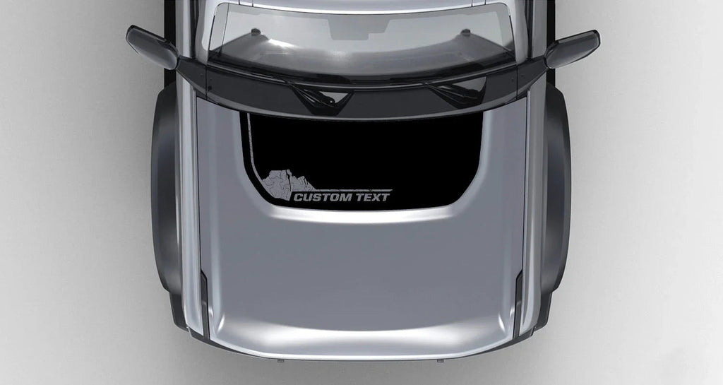 Badlands South Dakota Stealth Hood Overlay (Printed Series) - 2021+ Bronco StickerFab