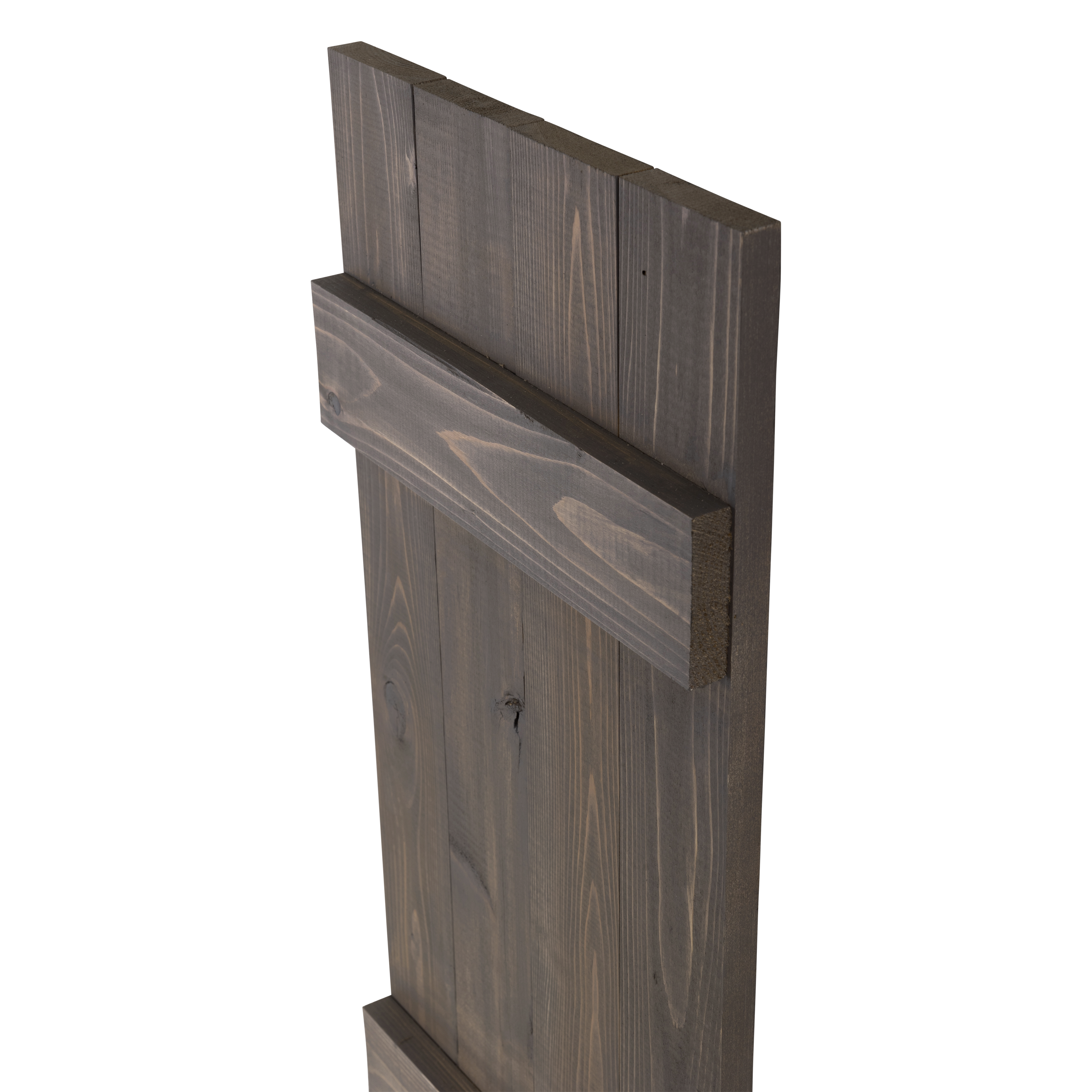 Traditional Board & Batten Exterior Wood Shutters - Cedar - Set of 2 Dogberrycollections