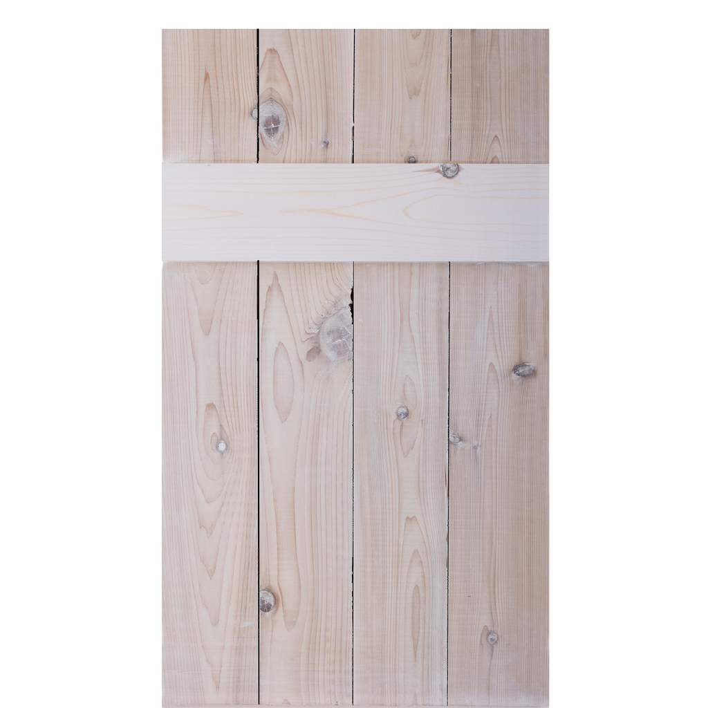Traditional Board & Batten Exterior Wood Shutters - Cedar - Set of 2 Dogberrycollections