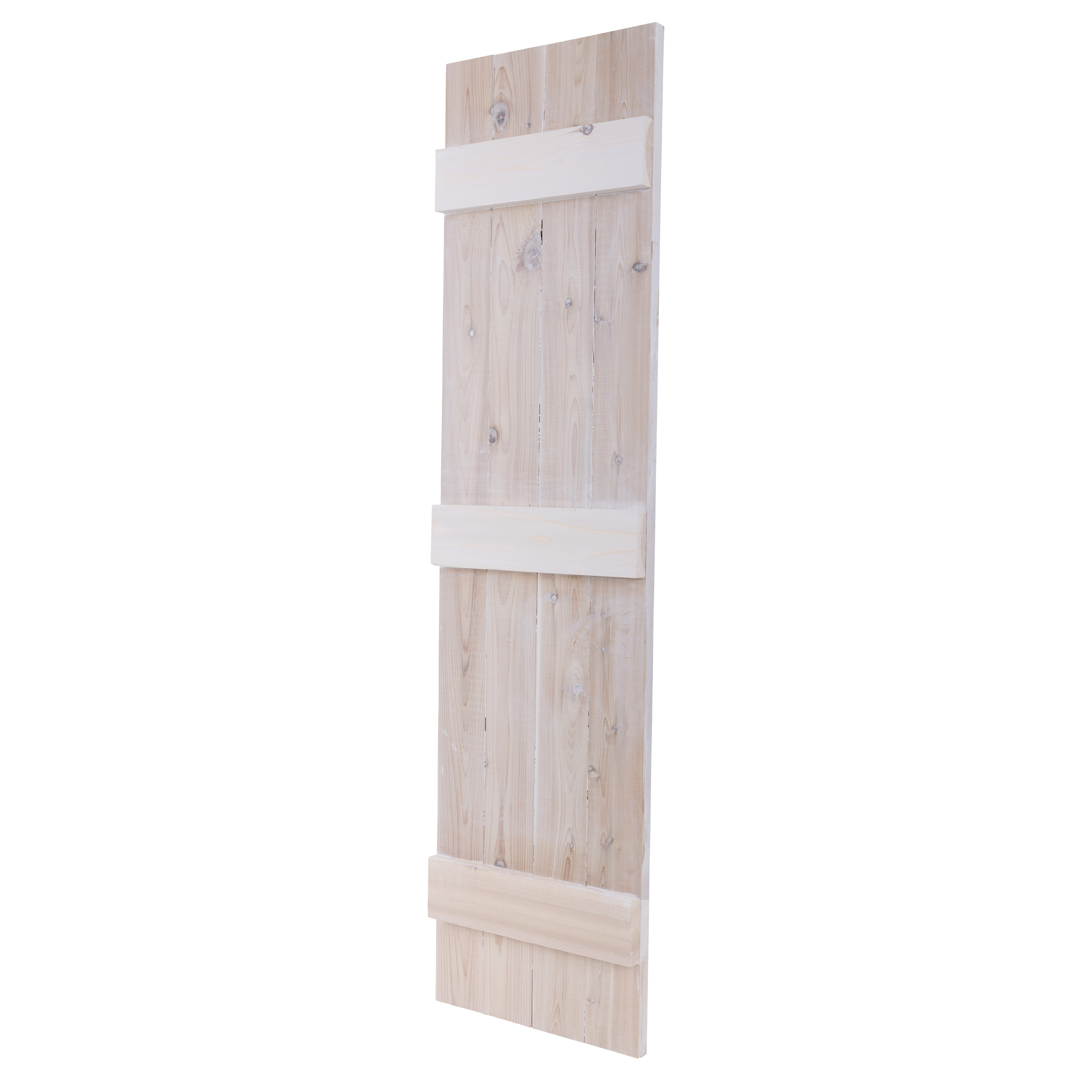 Traditional Board & Batten Exterior Wood Shutters - Cedar - Set of 2 Dogberrycollections