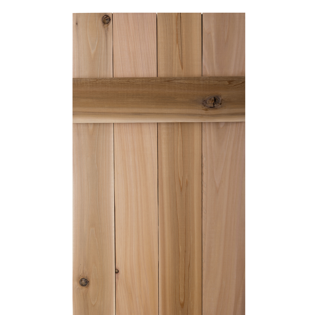 Traditional Board & Batten Exterior Wood Shutters - Cedar - Set of 2 Dogberrycollections